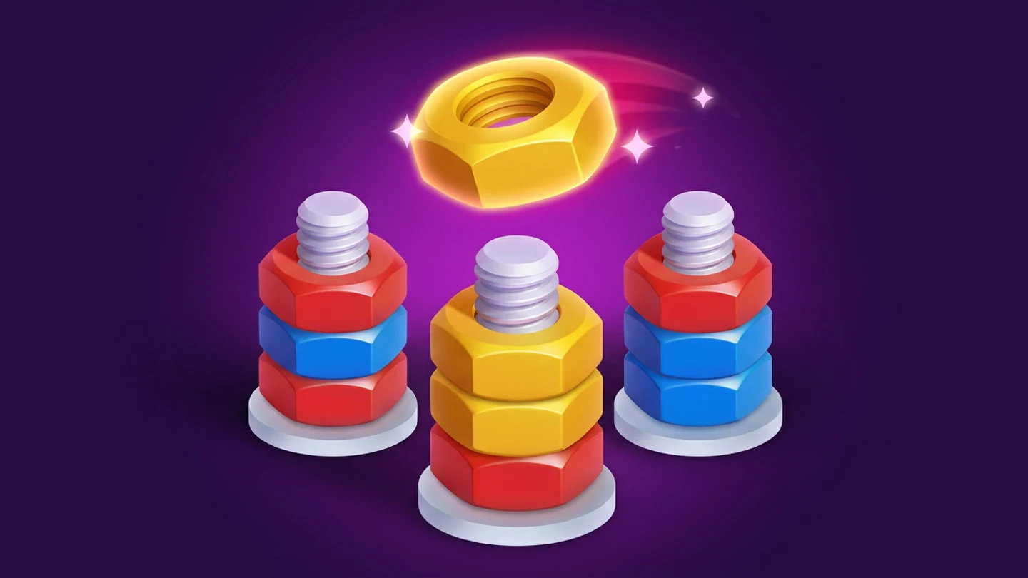 Nut Sort Puzzle: Color Sorting image